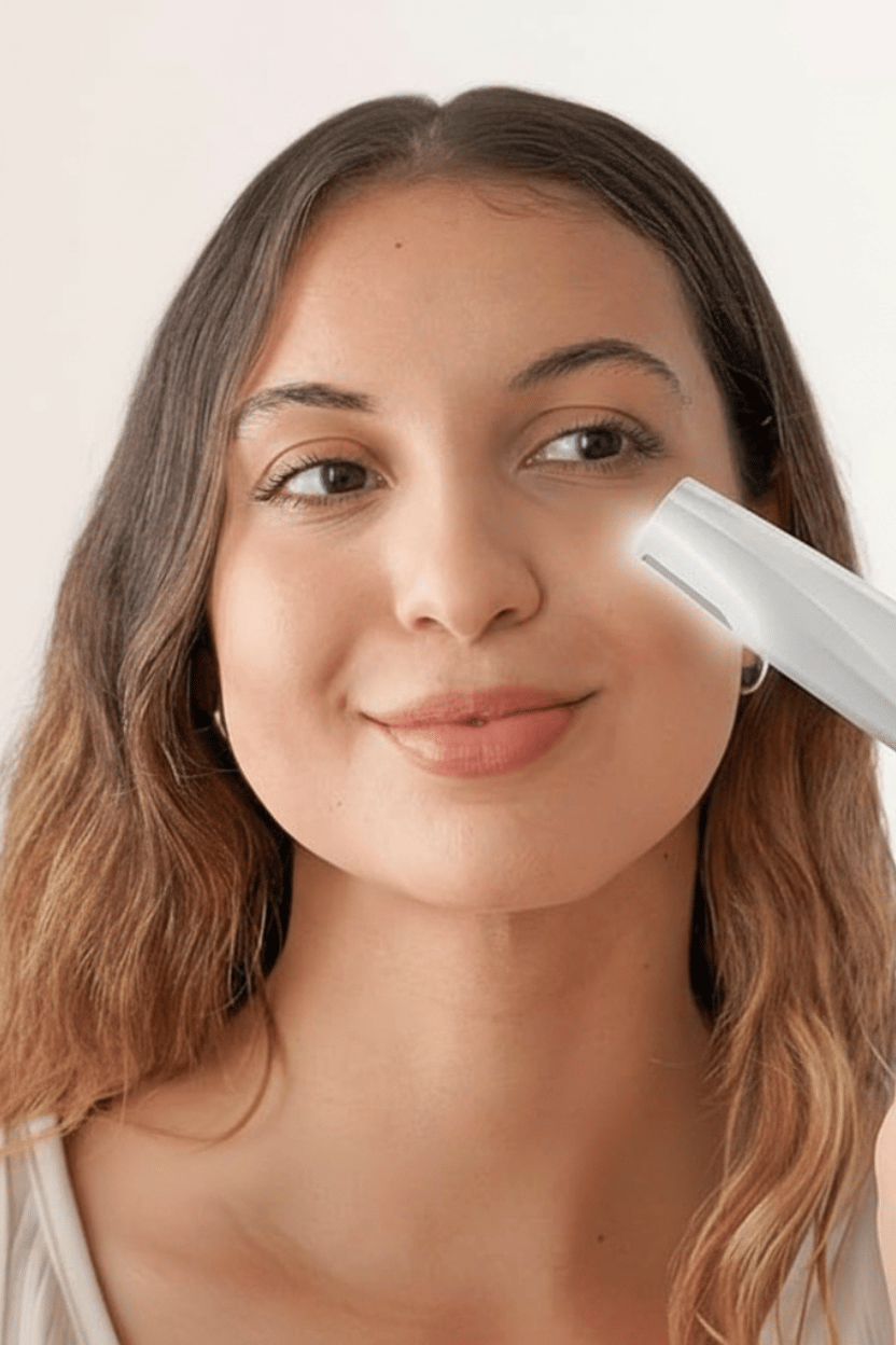 סכין גילוח לפנים לאישה סכין גילוח עדינה לפנים לנשים, לעור רך ולסרת שערות דקות